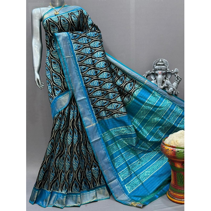 PSNTIDSS4V12NDCD09- Ikat silk saree