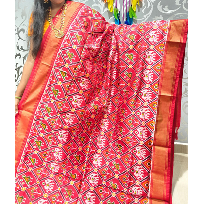 PSVHIDSS4V12BTCD03- Ikat silk saree