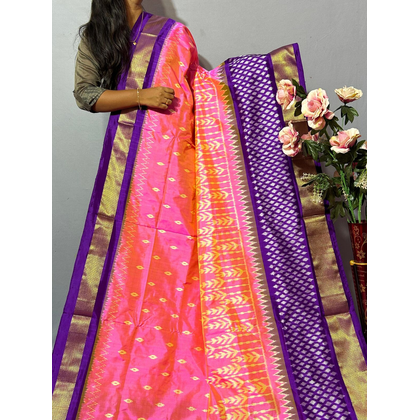 PKISIDSS4V14TTCD05- Ikat silk saree