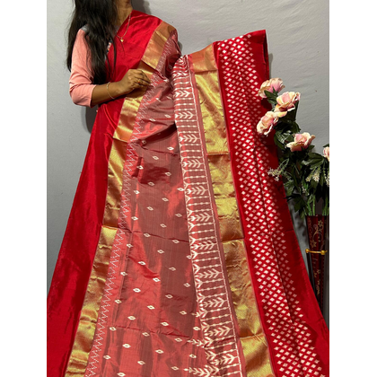 PKISIDSS4V14TTCD09- Ikat silk saree