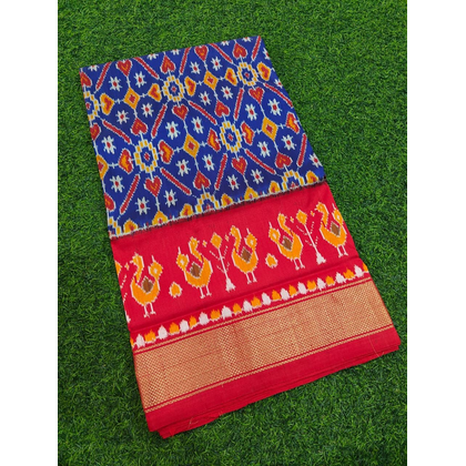 PMIUIDSS4V13BBDC05- Ikat silk saree