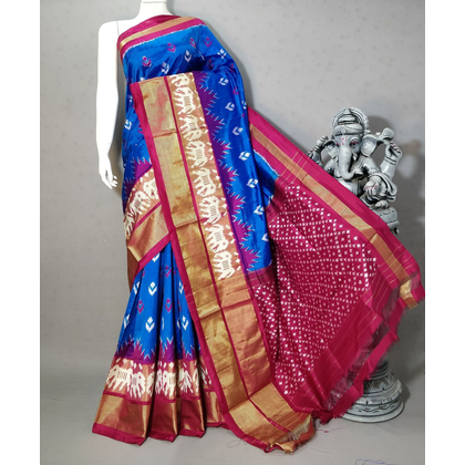 PSTHIDSS4V13NCDD13- Ikat silk saree