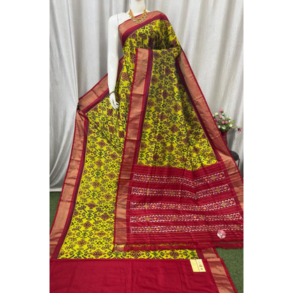 PASKIDSS4V23BXDD08- Ikat silk saree