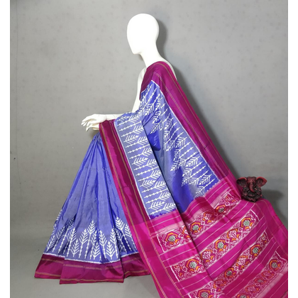 PGMRIDSS4V23TSDC14- Ikat silk saree