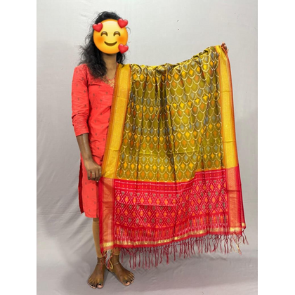 PSSISCDP4V25IBCD03- Ikat sico dupatta