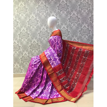 PLXHIDSS4V26NCCD02- Ikat silk saree