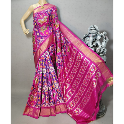 PRIHIDSS4V26BSDD10- Ikat silk saree