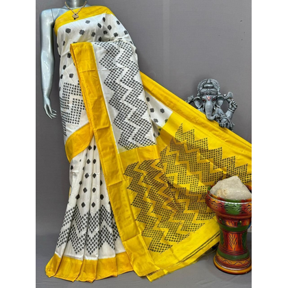 PSNTIDSS4V26NDCD13- Ikat silk saree