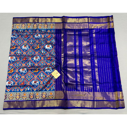 PPISIDSS4V29ZSDD05- Ikat silk saree