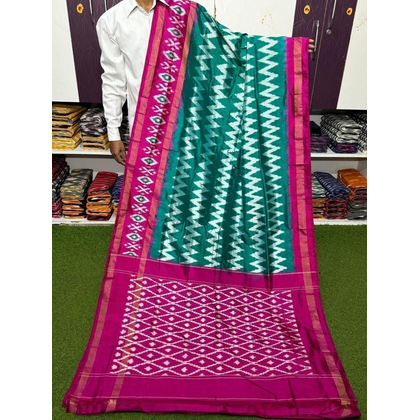 PSRGILWS4V30XDDC02- light weight Ikat silk saree