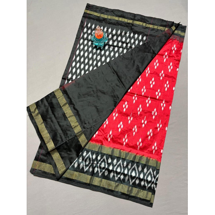 PSSIILWS4V30XZDD11- light weight Ikat silk saree