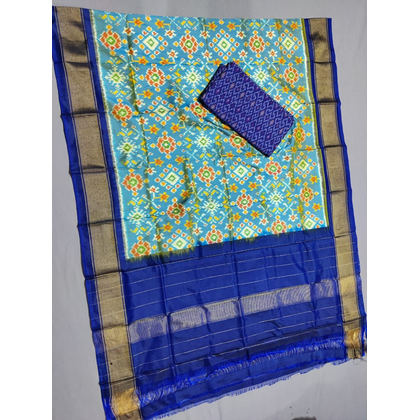 PSSISDST4V30FSCD18- Ikat Silk dupatta with Ikat sico top