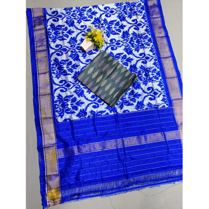 PSSISDST4V30FSCD26- Ikat Silk dupatta with Ikat sico top