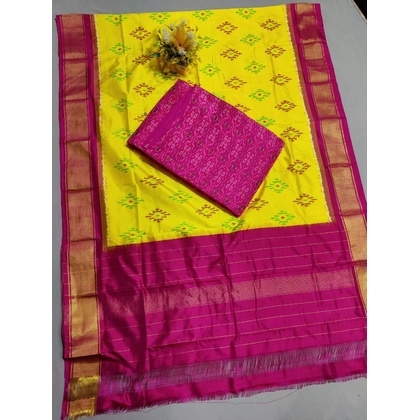 PSSISDST4V30FSCD27- Ikat Silk dupatta with Ikat sico top