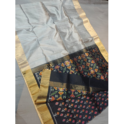 PGMRIDSS4D02XSDC08- Ikat silk saree