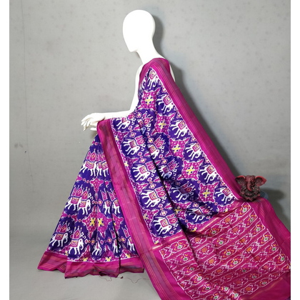 PGMRIDSS4D03EDDC01- Ikat silk saree