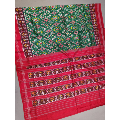 PMIUIDSS4D03BSCC04- Ikat silk saree