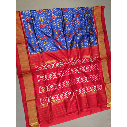 PMIUIDSS4D03BSCC26- Ikat silk saree