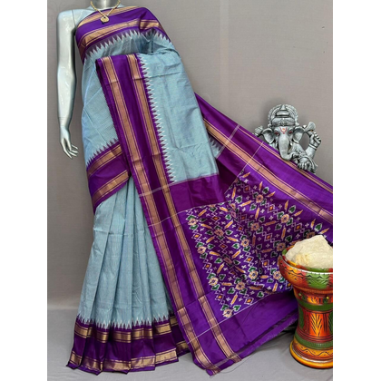 PSNTIDSS4D04TTDC01- Ikat silk saree