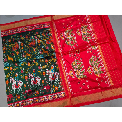 PMIUIDSS4D05IDCD07- Ikat silk saree