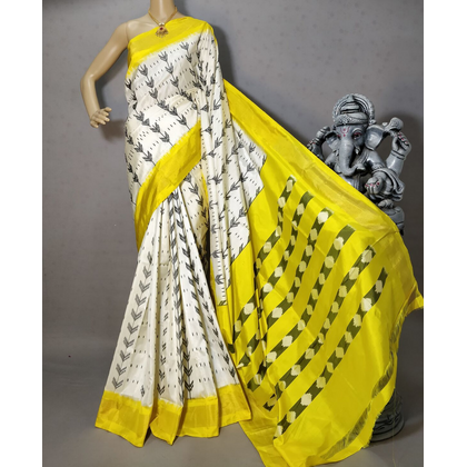 PRIHIDSS4D06TBCC21- Ikat silk saree