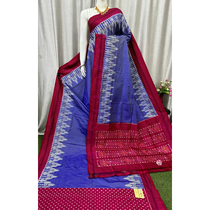 PASKIDSS4D08BDDC06- Ikat silk saree