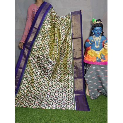 PGMRIDSS4D10BBDC19- Ikat silk saree