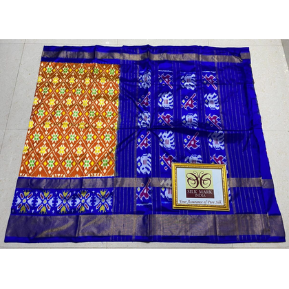 PPHSIDSS4D10BSCD14- Ikat silk saree