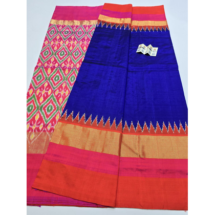 PANHIDSS4D11BDCD03- Ikat silk saree