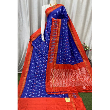 PASKILWS4D11XZCD07- light weight Ikat silk saree