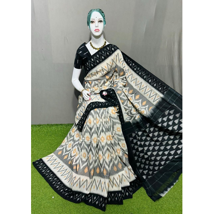 PSRGICTS4D13INDD29- Ikat cotton saree