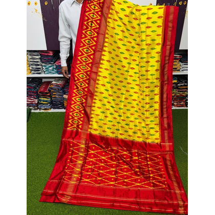 PSRGILWS4D13XZDD20- light weight Ikat silk saree