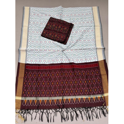 PSSISCDT4D13ESCD05- Ikat sico dupatta with  sico top