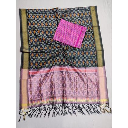 PSSISCDT4D13ESCD45- Ikat sico dupatta with  sico top