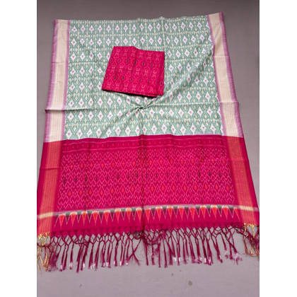 PSSISCDT4D13ESCD60- Ikat sico dupatta with  sico top