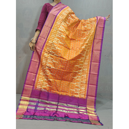 PGMRISDP4D16EDDC03- Ikat silk dupatta