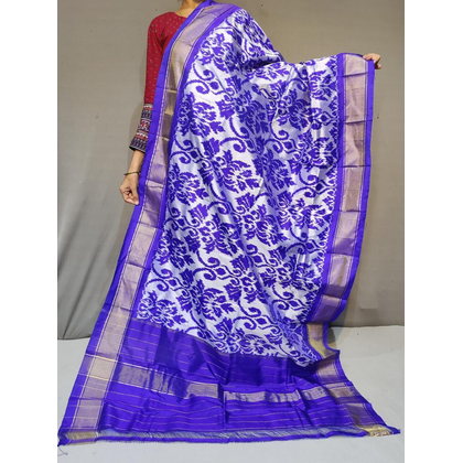 PGMRISDP4D16EDDC27- Ikat silk dupatta