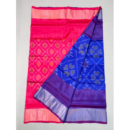 PKHSIDSS4D14IFCD42- Ikat soft silk saree