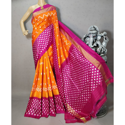 PRIHIDSS4D15TTCC01- Ikat silk saree