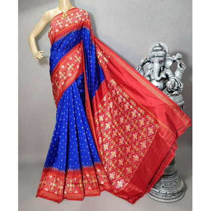 PRIHIDSS4D15TTCC21- Ikat silk saree