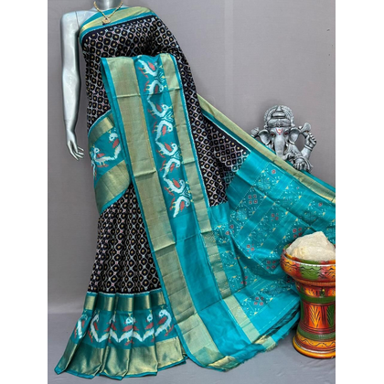 PSNTIDSS4D17NCDC21- Ikat silk saree