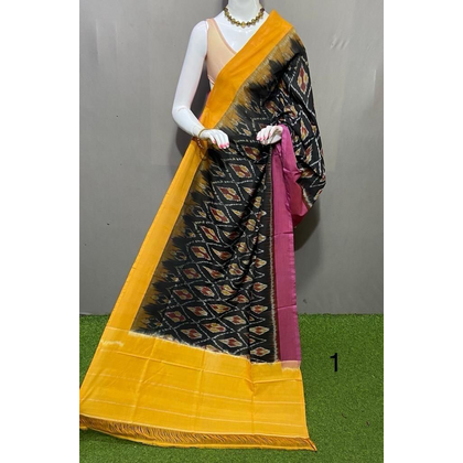 PSRGICDP4D18CBSD04- Ikat cotton dupatta