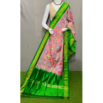 PSRGISDP4D17ZNCD12- Ikat silk dupatta