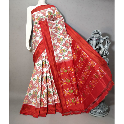 PSTHIDSS4D17NCCD09- Ikat silk saree