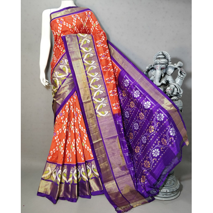 PSTHIDSS4D17NCCD10- Ikat silk saree