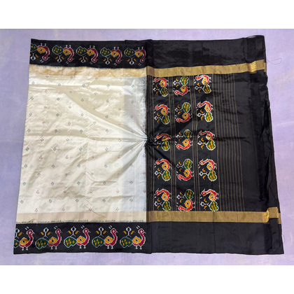 PGMRIDSS4D17DNCD01- Ikat silk saree