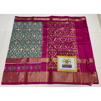 PPHSIDSS4D24BSCD43- Ikat silk saree