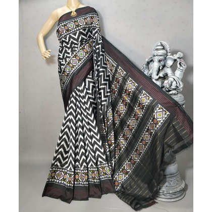 PRIHIDSS4D23BSCD11- Ikat silk saree