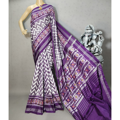 PRIHIDSS4D23BSCD12- Ikat silk saree