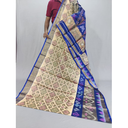 PSSIISCS4D27EXDD02- Ikat Sico saree